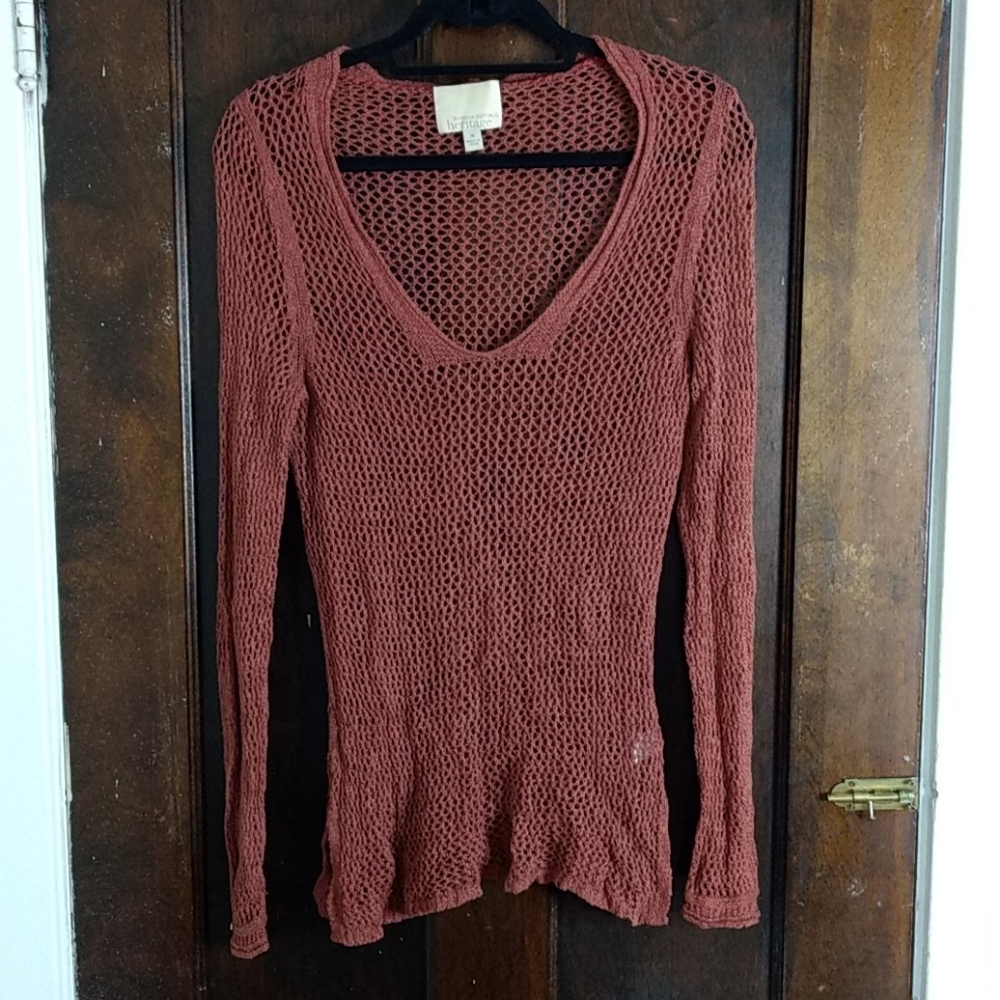 Loose knit linen banana republic sweater